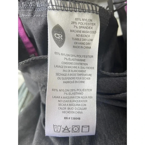 Club Ride Cycling Skirt Detachable Padded Bottoms Gray Small S - Picture 6 of 6